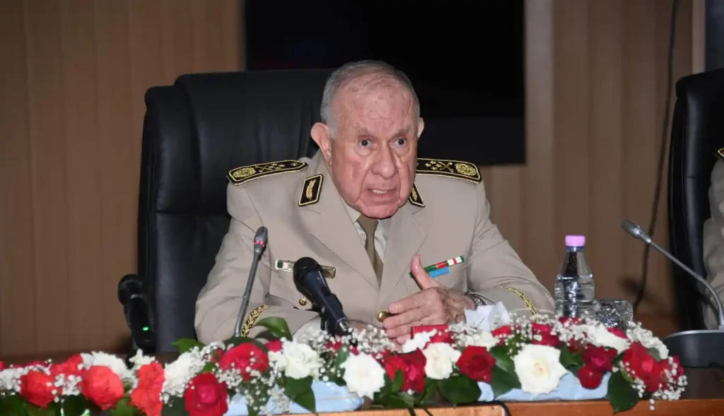 Algerian Army Chief Chanegriha Inspects National Gendarmerie Command