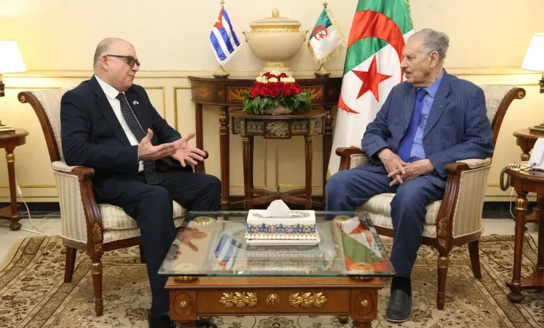 Algerian Council of Nation Speaker Hosts Outgoing Cuban Ambassador, Discusses Strengthening Relations and Advocating for Palestinian, Saharawi Rights