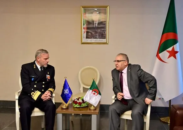 Algeria-NATO: Magramane Meets Admiral Rob Bauer