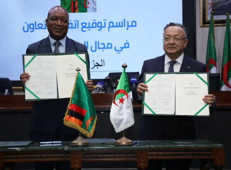 Algeria, Zambia Sign Cooperation Agreement in Higher Education, Scientific Research