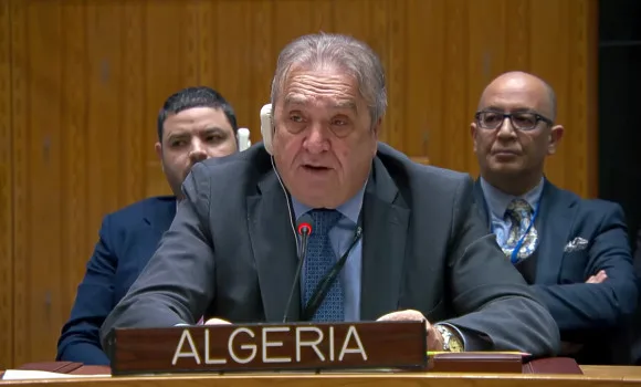 Algerian Representative Calls for Strong Response from UN Security Council to Zionist Strikes in Damascus