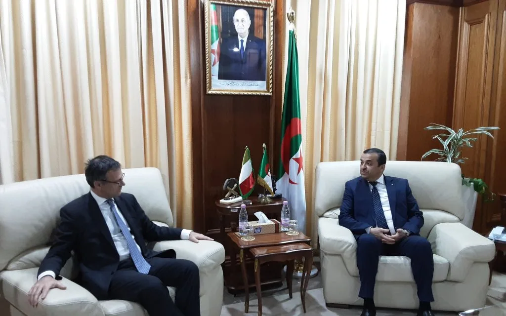 Minister Arkab Meets with Italian Plan Delegate for Africa