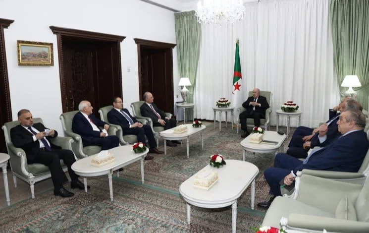 President Abdelmadjid Tebboune Hosts Palestinian Prime Minister Mohammad Mustafa in Algiers