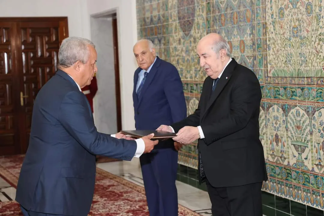 President Tebboune Presides Over Ceremony to Welcome 4 New Ambassadors