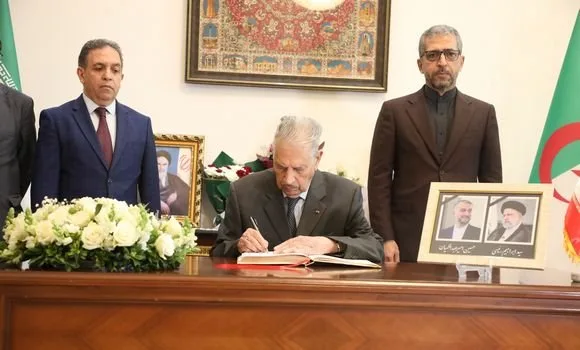 Death of Iranian President Ebrahim Raisi: Goudjil Signs Condolence Book