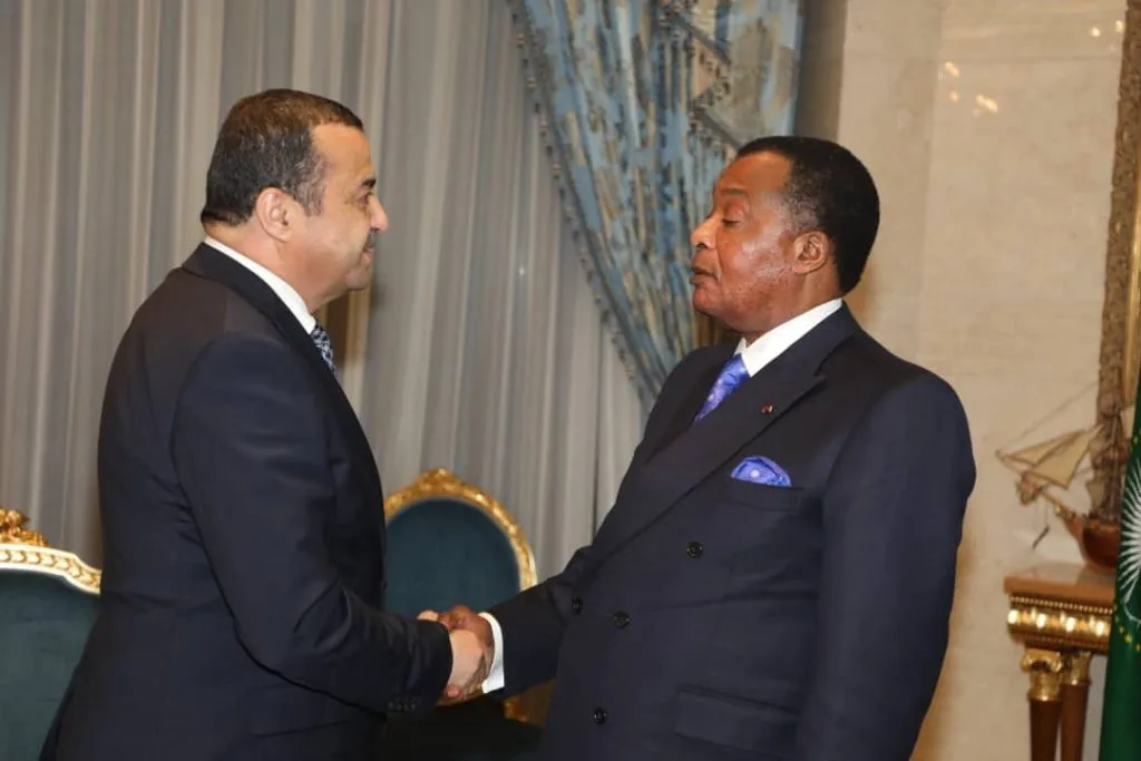 Algerian Energy Minister Arkab Received by President of Congo-Brazzaville