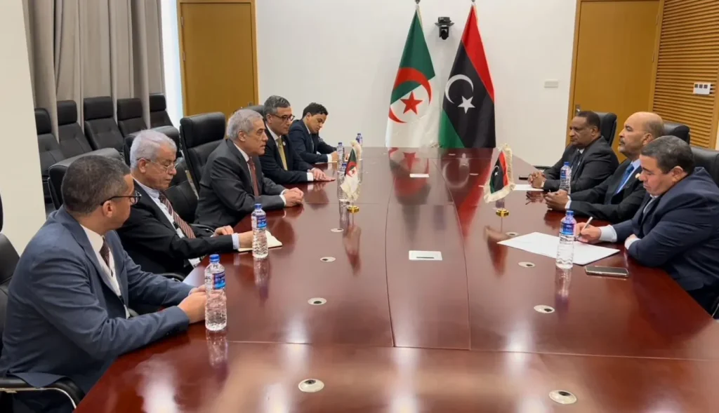 Algerian Premier Larbaoui Meets with Vice President of Libyan Presidential Council