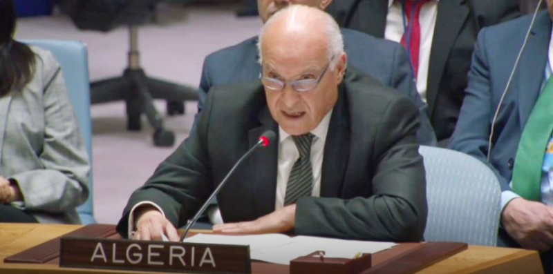 Algeria's FM Attaf Highlights International Community's Inability to End Atrocities in Palestine