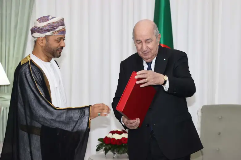 President Tebboune Receives Handwritten Letter from Sultan of Oman