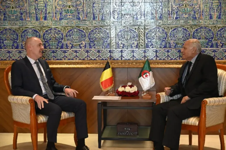 Algeria’s Foreign Minister Hosts Farewell Visit for Belgian Ambassador Alain Leroy