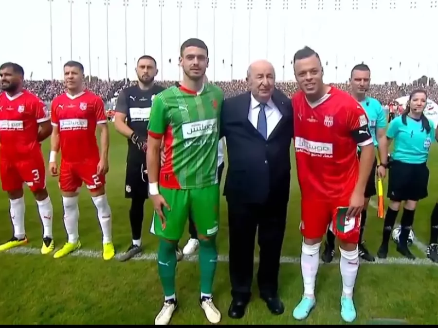 President Tebboune Attends Algerian Cup Final: MCA vs. CRB