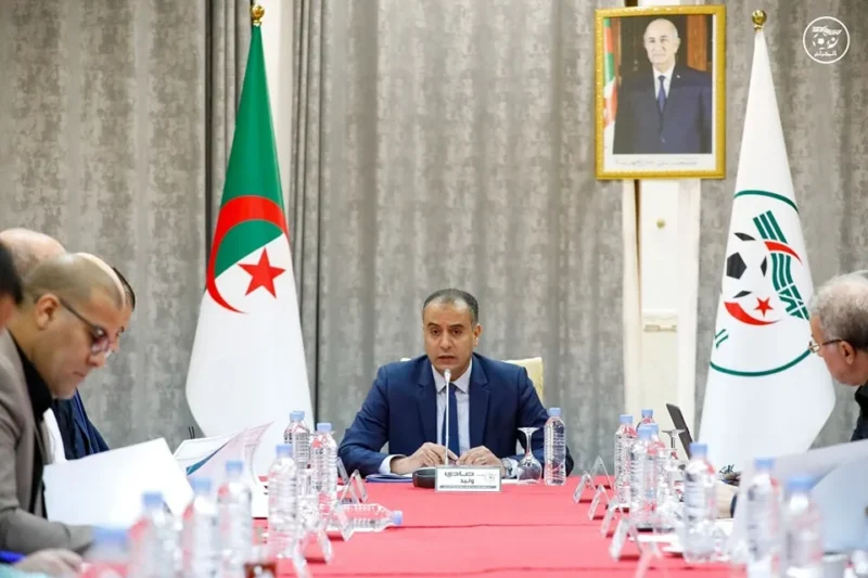 Algerian Football Federation’s Federal Bureau Convenes: Key Issues on Refereeing and VAR Dominate Agenda