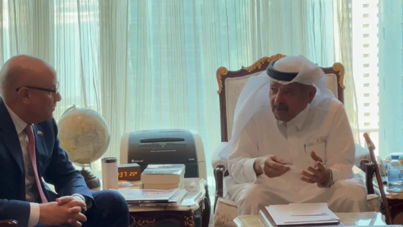 Algeria and Qatar Strengthen Economic Ties: Minister Tayeb Zitouni Meets with Sheikh Faisal Bin Qassim Al Thani to Boost Trade and Investment Cooperation