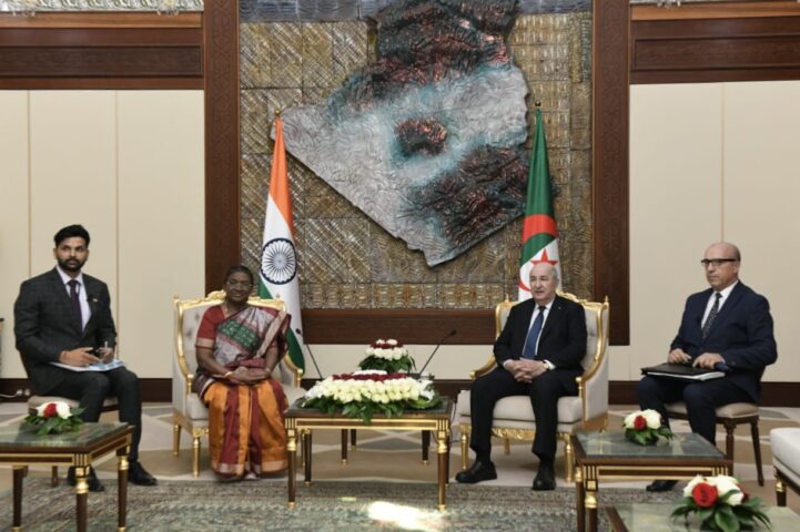 Strengthening Bilateral Ties: Indian President Droupadi Murmu’s Historic Visit to Algeria Focuses on Economic Cooperation, Shared Colonial Struggles, and Future Collaborations