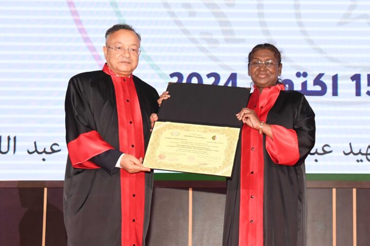 A Special Honor: President Droupadi Murmu Receives Honorary Doctorate from Sidi Abdellah Science & Technology Hub, University of Algiers 3