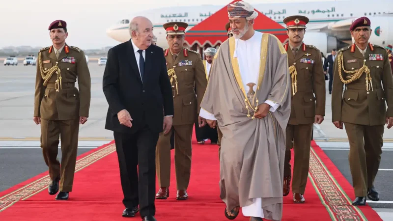 Historic Bilateral Cooperation: Key Snapshots of Algerian-Omani Relations Following President Tebboune’s Arrival in Muscat