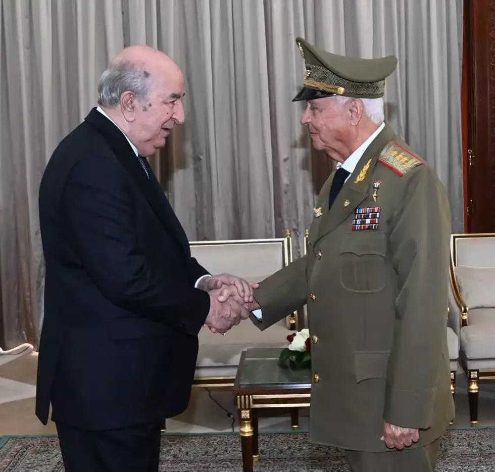 President Tebboune Hosts Cuban Vice Minister of the Armed Forces