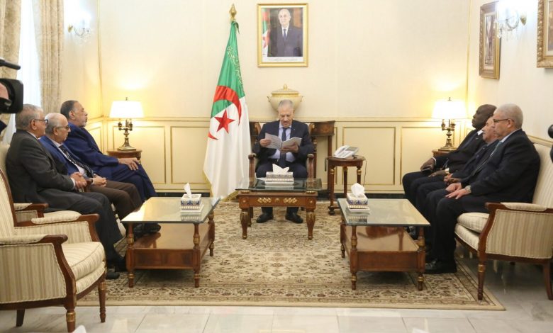 Speaker Goudjil Hosts Delegation from the Algerian Association of Former Parliamentarians