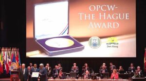 Algeria's National Institute of Forensic Evidence and Criminal Sciences of the National Gendarmerie Receives 2024 Hague Award from OPCW