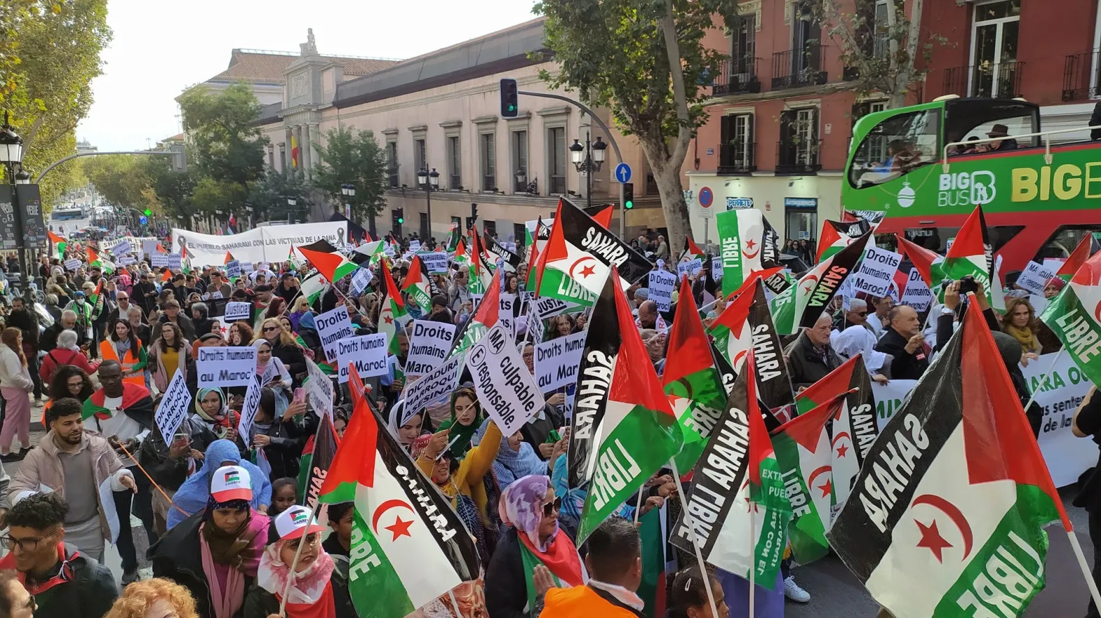 Mass Protests in Madrid: Spain Reminded of its Historical Responsibilities in Western Sahara