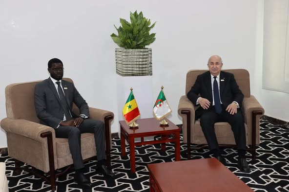 Strengthening African Solidarity: President Tebboune Meets Senegalese Counterpart in Nouakchott