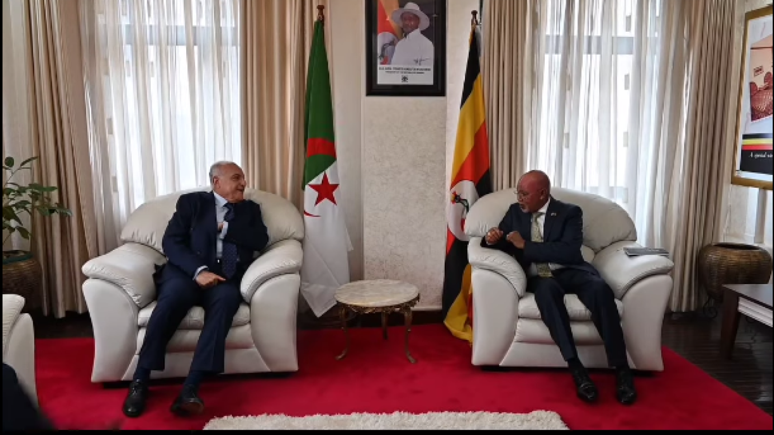 Strengthening Bilateral Ties: Algeria, Uganda Discuss Future Collaboration