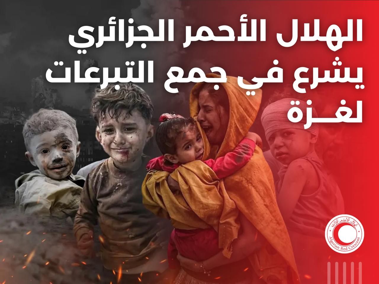 Algerian Red Crescent Launches Nationwide Campaign to Support Gaza Amid Dire Humanitarian Crisis