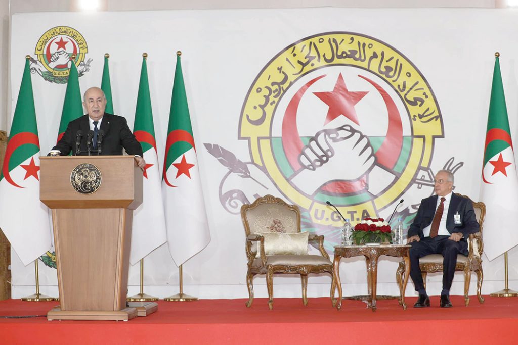 UGTA Commends President Tebboune’s Efforts to Uphold the Social Nature of the Algerian State