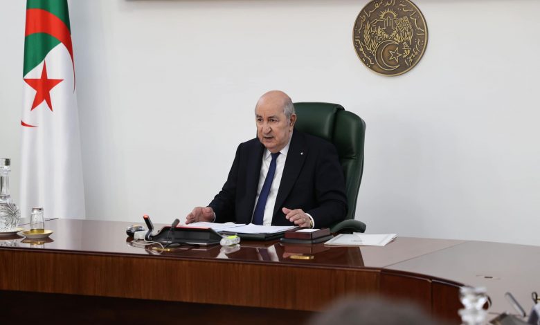 President Tebboune Chairs Council of Ministers Meeting