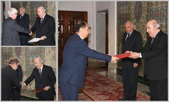 President Tebboune Welcomes New Ambassadors with Credential Presentation Ceremony