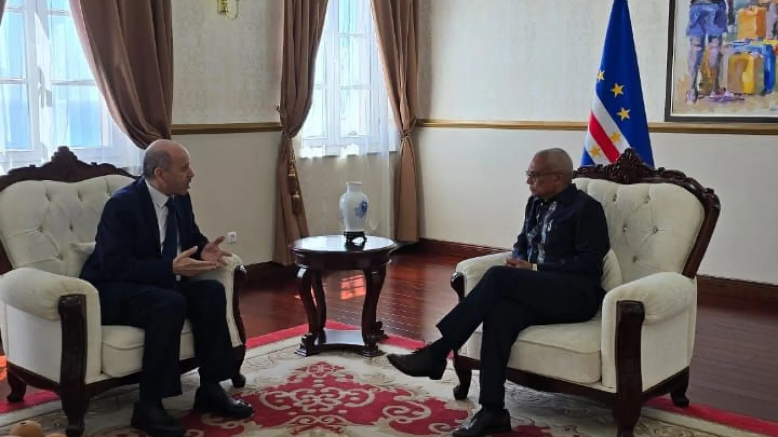 Cape Verde’s President Reaffirms Algeria’s Principled Stances During Meeting with Special Envoy Saihi