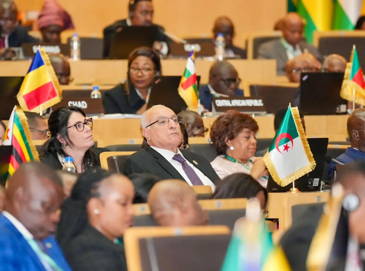 Minister Attaf Attends 46th Ordinary Session of the Executive Council in Addis Ababa