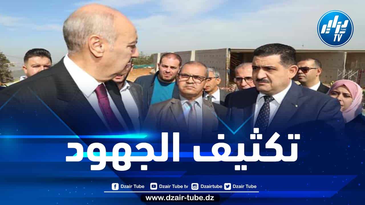 وزير الري يعاين مشروعي الربط البعدي بمحطتي التحلية فوكة2 وكاب جنات